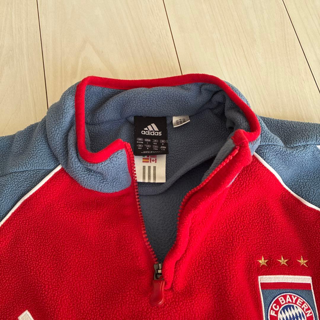 【入手困難】adidas FC バイエルンミュンヘン ジップアップ　フリース　L