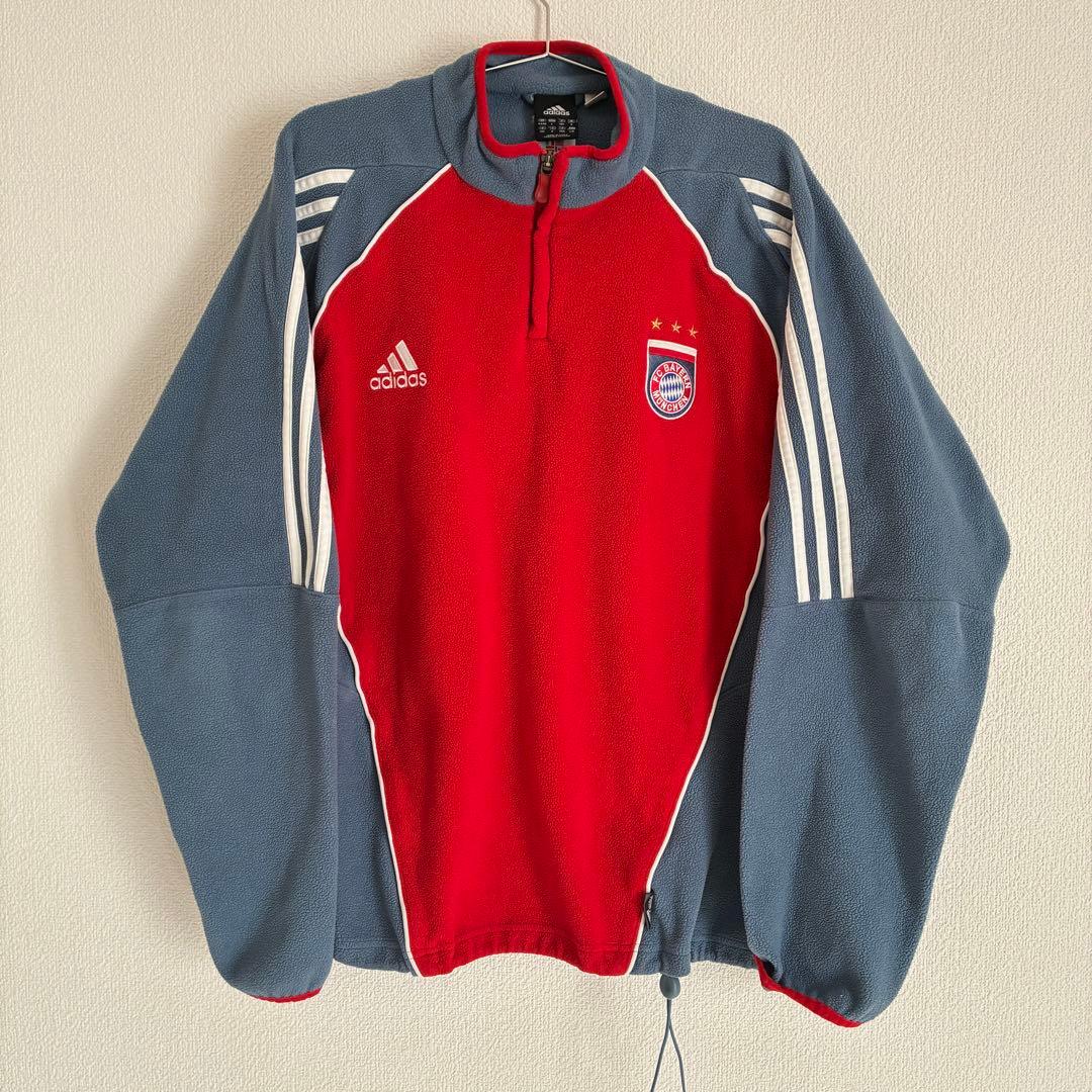 【入手困難】adidas FC バイエルンミュンヘン ジップアップ　フリース　L