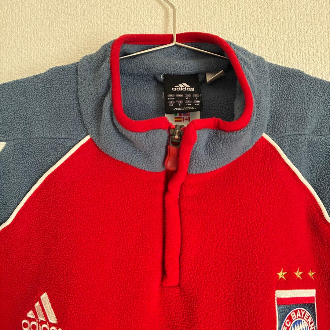 【入手困難】adidas FC バイエルンミュンヘン ジップアップ　フリース　L