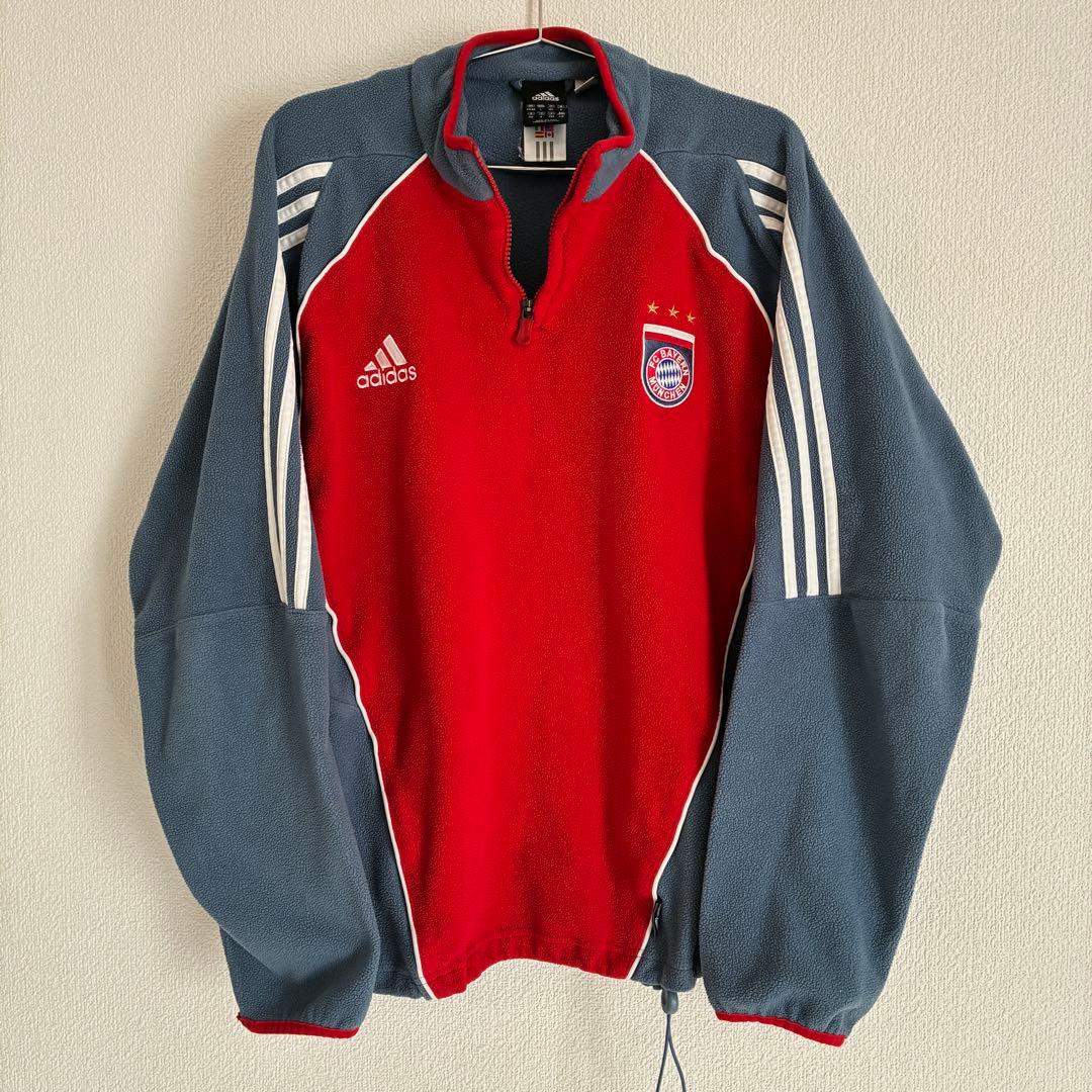 【入手困難】adidas FC バイエルンミュンヘン ジップアップ　フリース　L