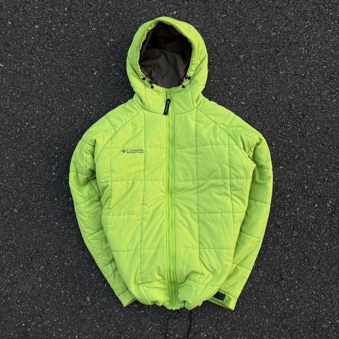 【超希少カラー❗️】極暖columbia キルティングダウン グリーン