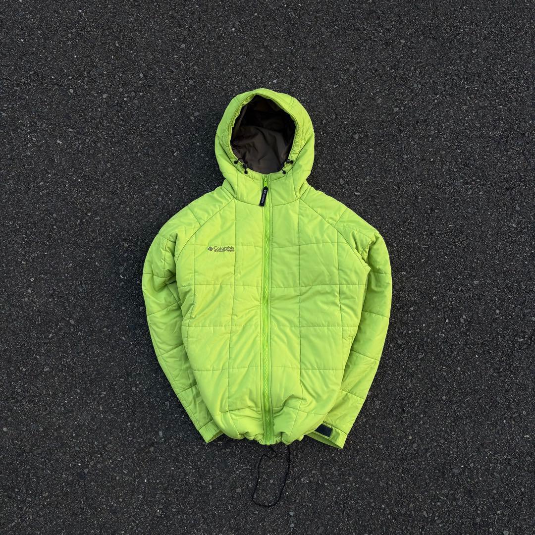 【超希少カラー❗️】極暖columbia キルティングダウン グリーン