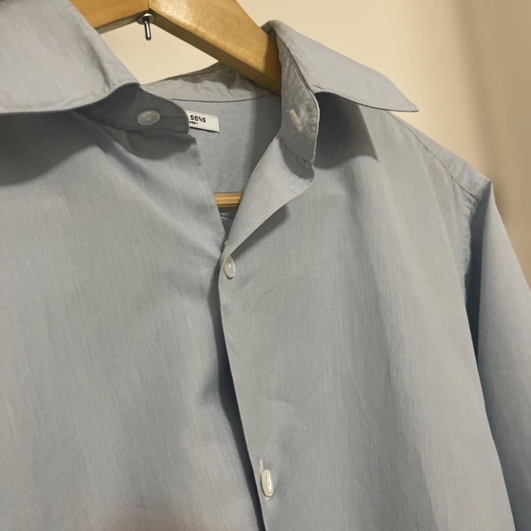 トップス MAATEE&SONS ELIZABETH25SS SEASILK blue 2