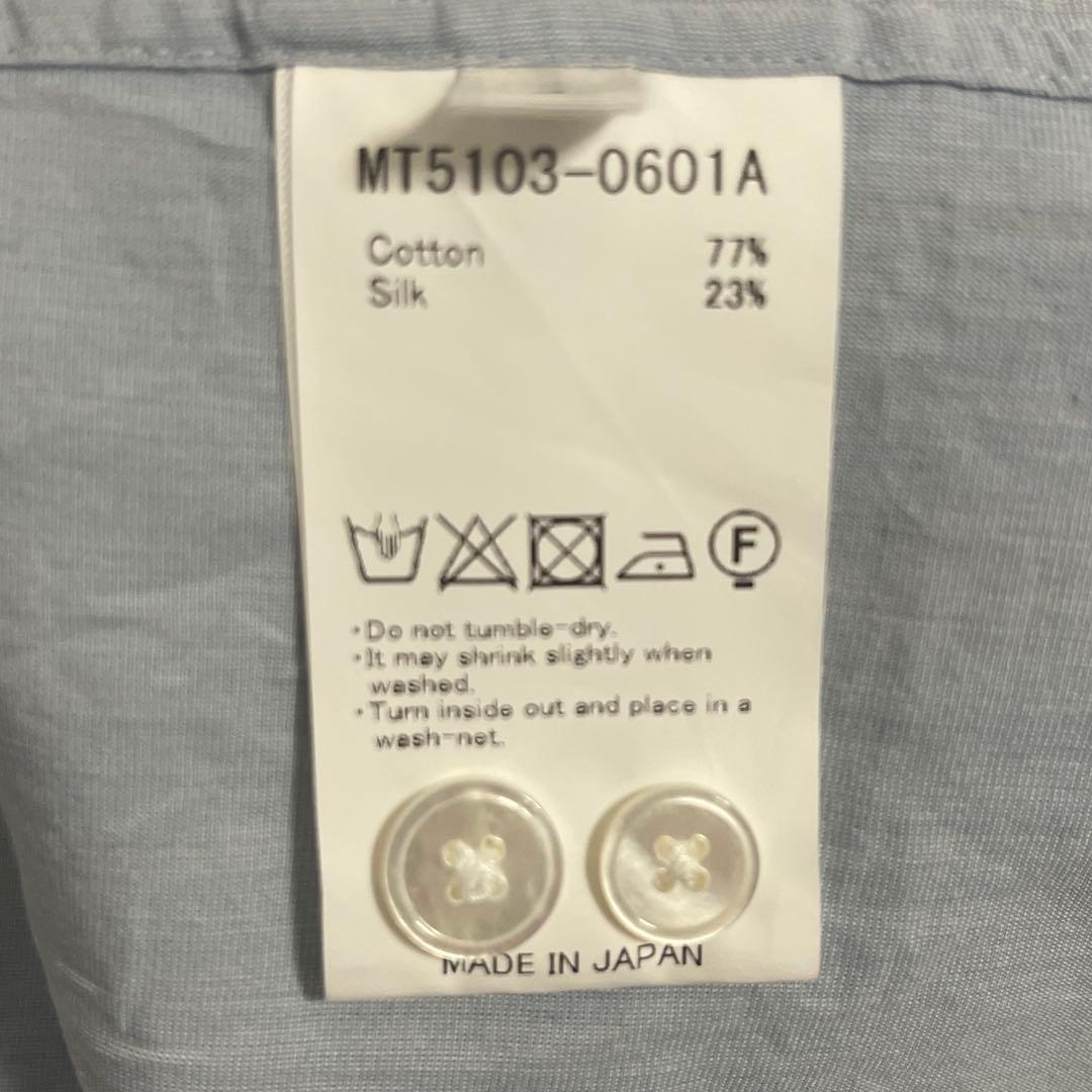 トップス MAATEE&SONS ELIZABETH25SS SEASILK blue 2