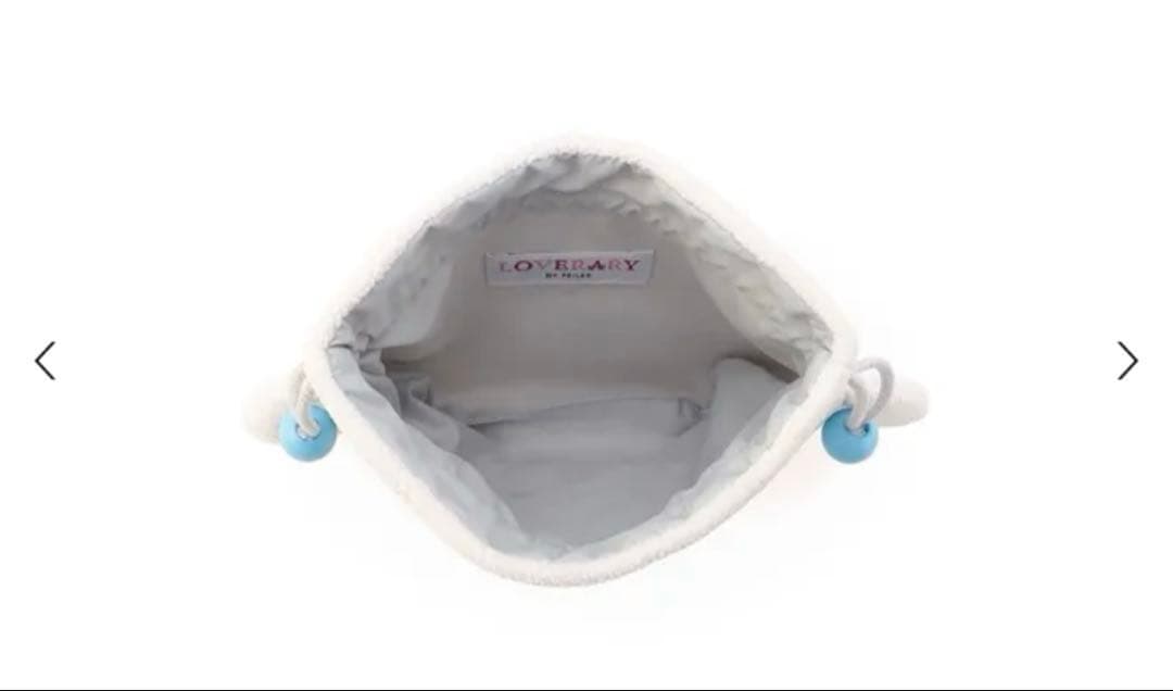 【新品】FEILERラブラリー★モフモフワンチャン★マルチーズ巾着