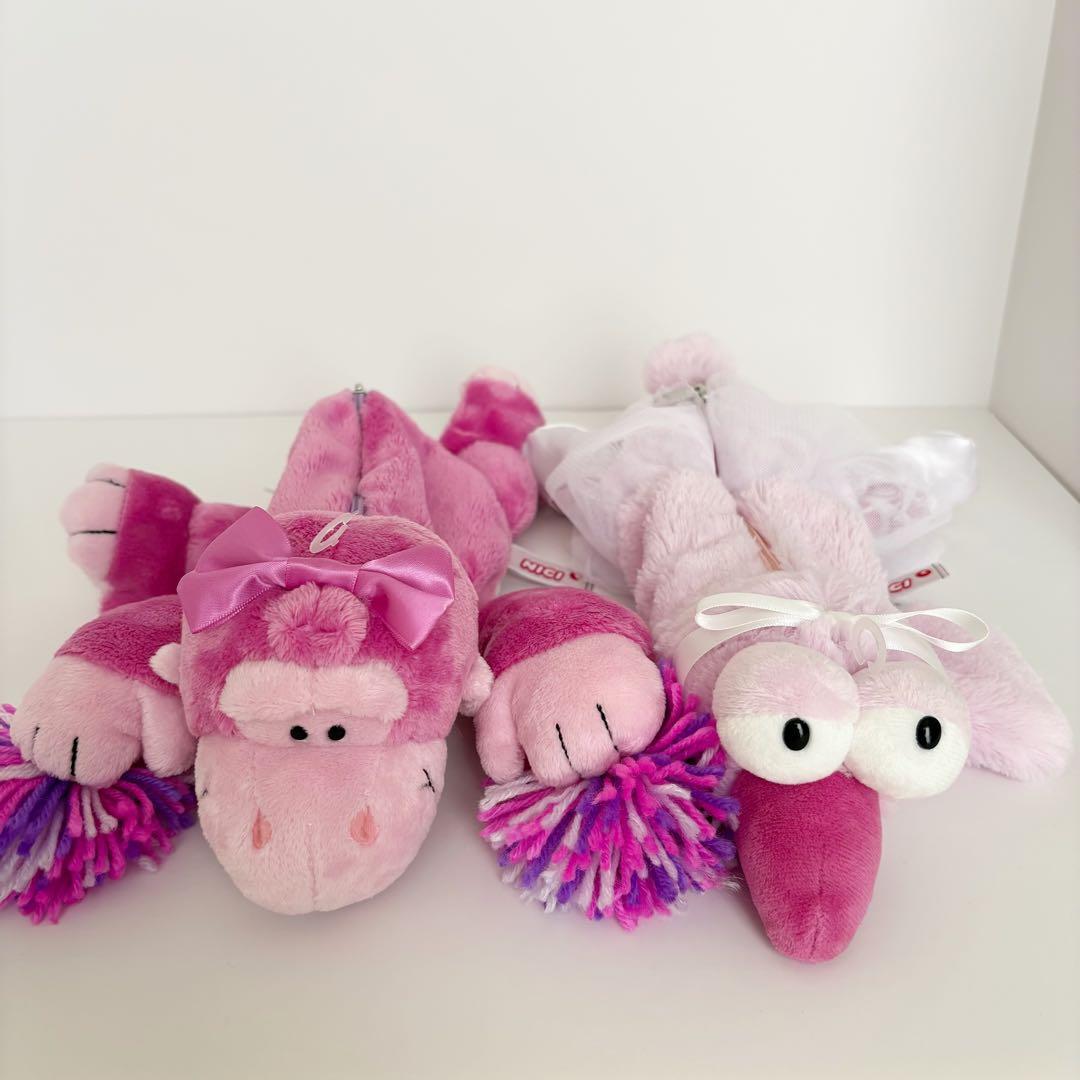 ニキ NICI フィギュアペンポーチ チアリーダー ゴリラ ハチドリ 5点