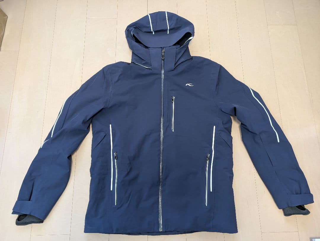 Kjus ネイビー スキーウェアセット (ジャケット+パンツ)