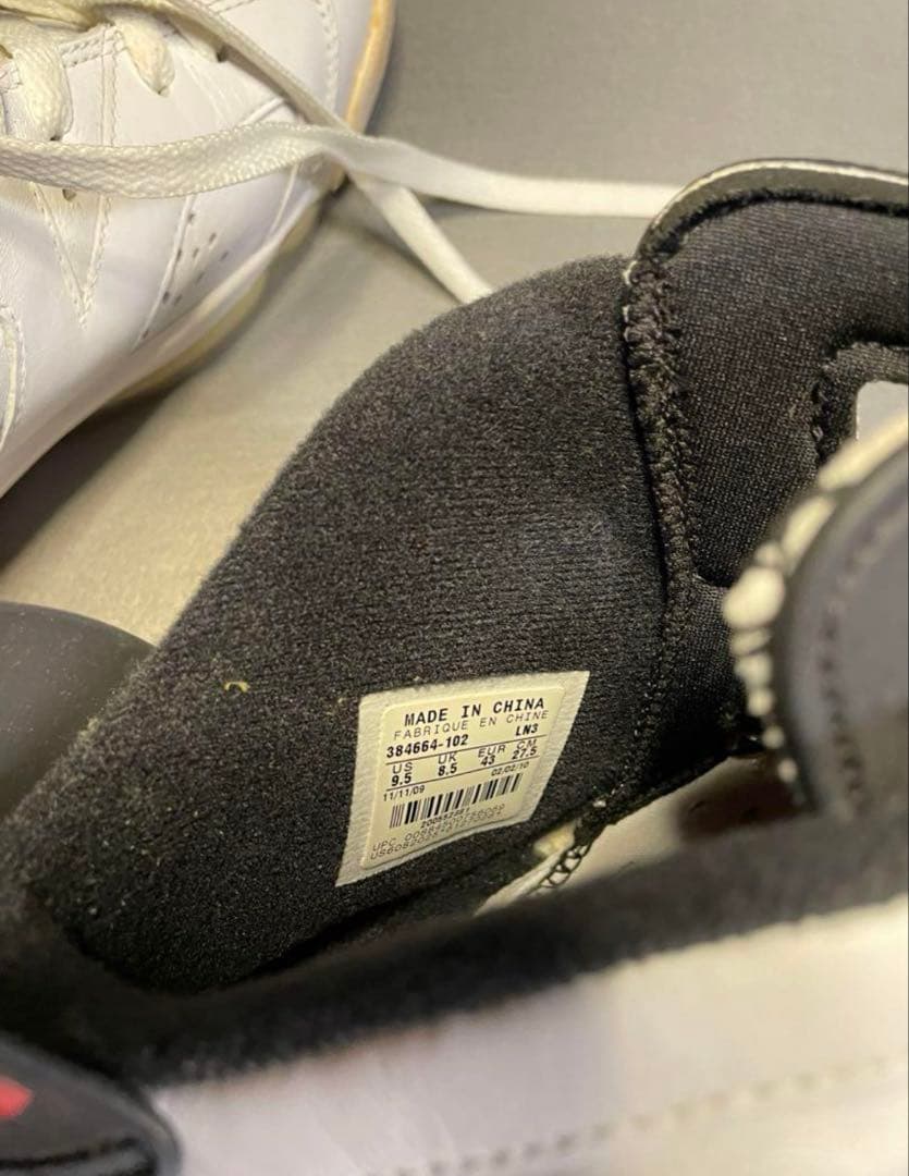 NIKE エアジョーダン6 レトロ　　白　27.5cm