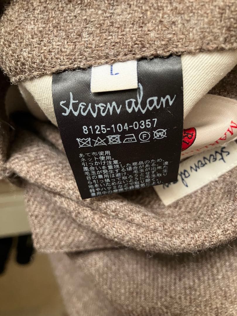 steven alan ウールリバーシブルコート