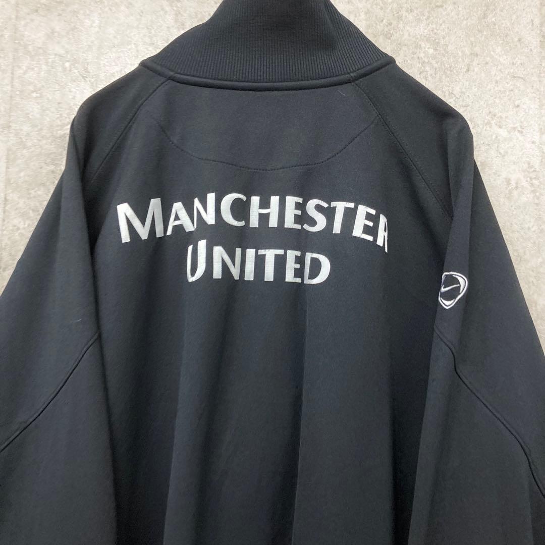 レア《ナイキ》マンチェスターユナイテッド刺繍トラックジャケット ジャージ/XL