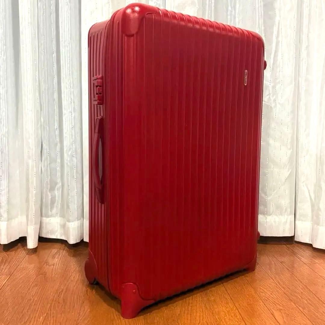 ❣️RIMOWA リモワ レッド キャリーケース 大型 レッド スーツケース ２輪