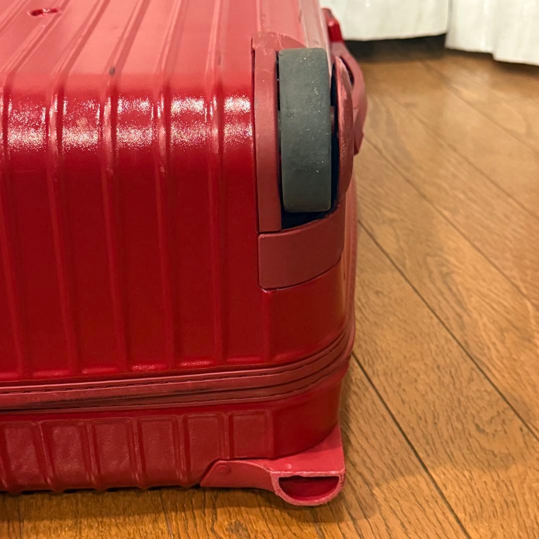 ❣️RIMOWA リモワ レッド キャリーケース 大型 レッド スーツケース ２輪