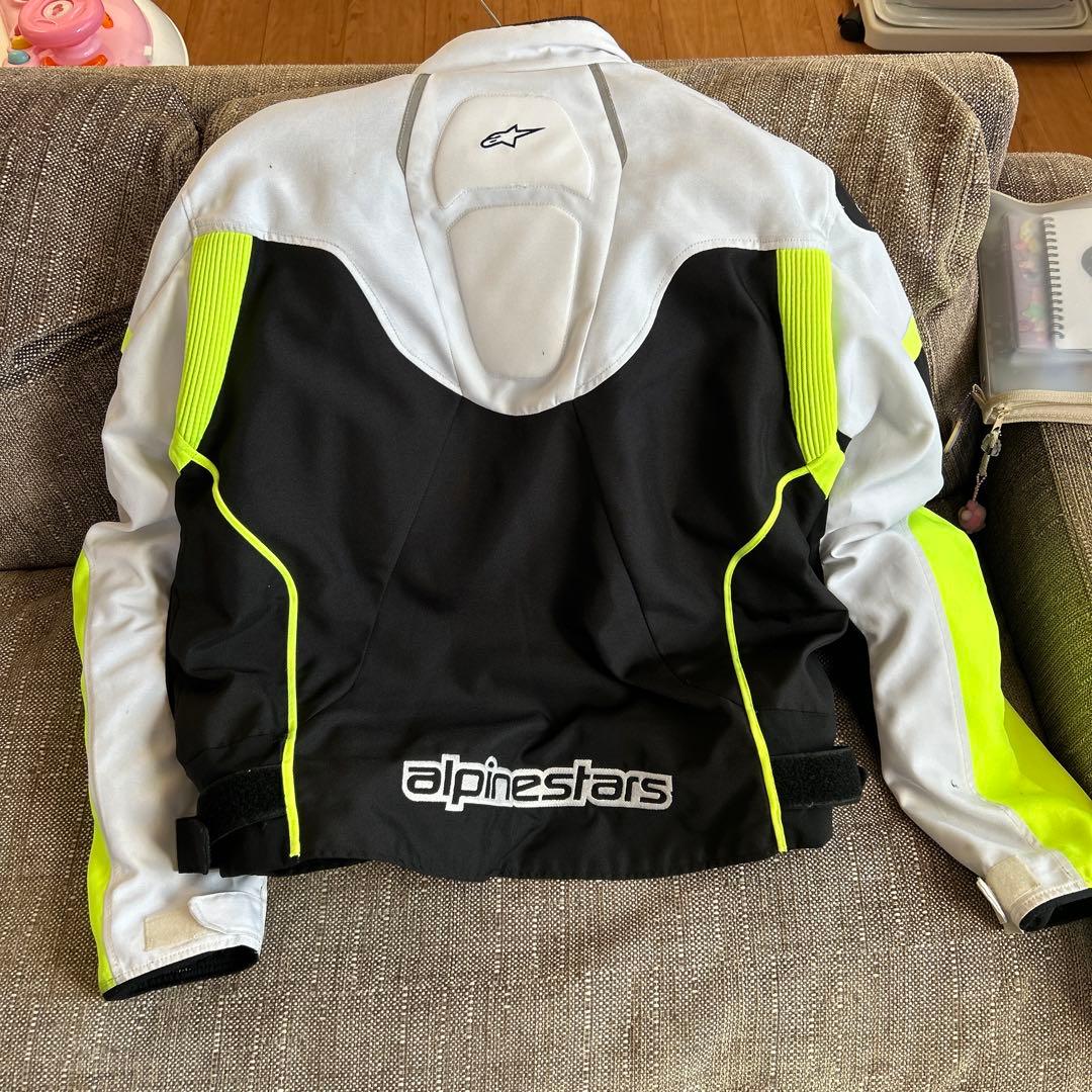 【再設定】alpinestars バイクジャケット 黒/蛍光イエロー