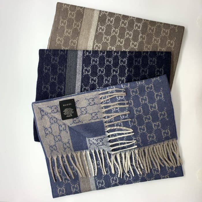 ❤極美品箱付き❤GUCCI マフラー ショール スカーフ❤最高級カシミア❤