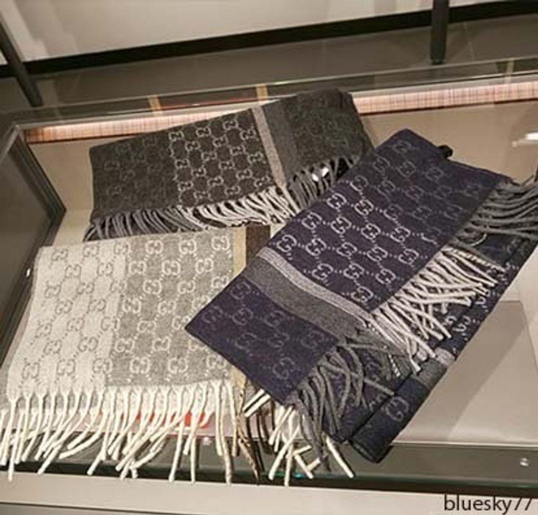 ❤極美品箱付き❤GUCCI マフラー ショール スカーフ❤最高級カシミア❤