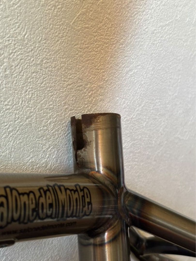 レオン マウンテンバイクフレーム シルバー