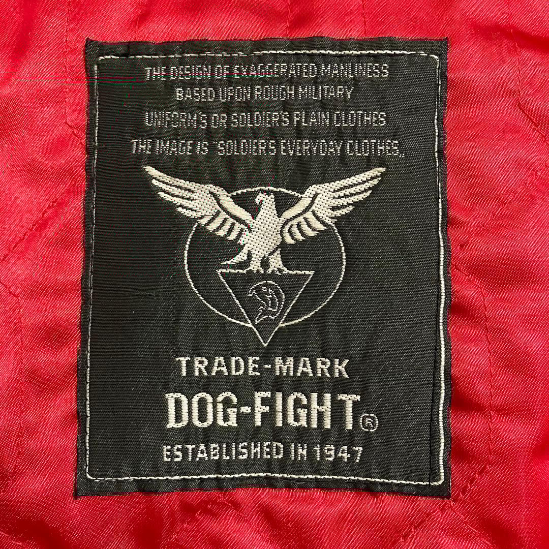 90's DOG FIGHT シングルライダースジャケット ヴィンテージ加工