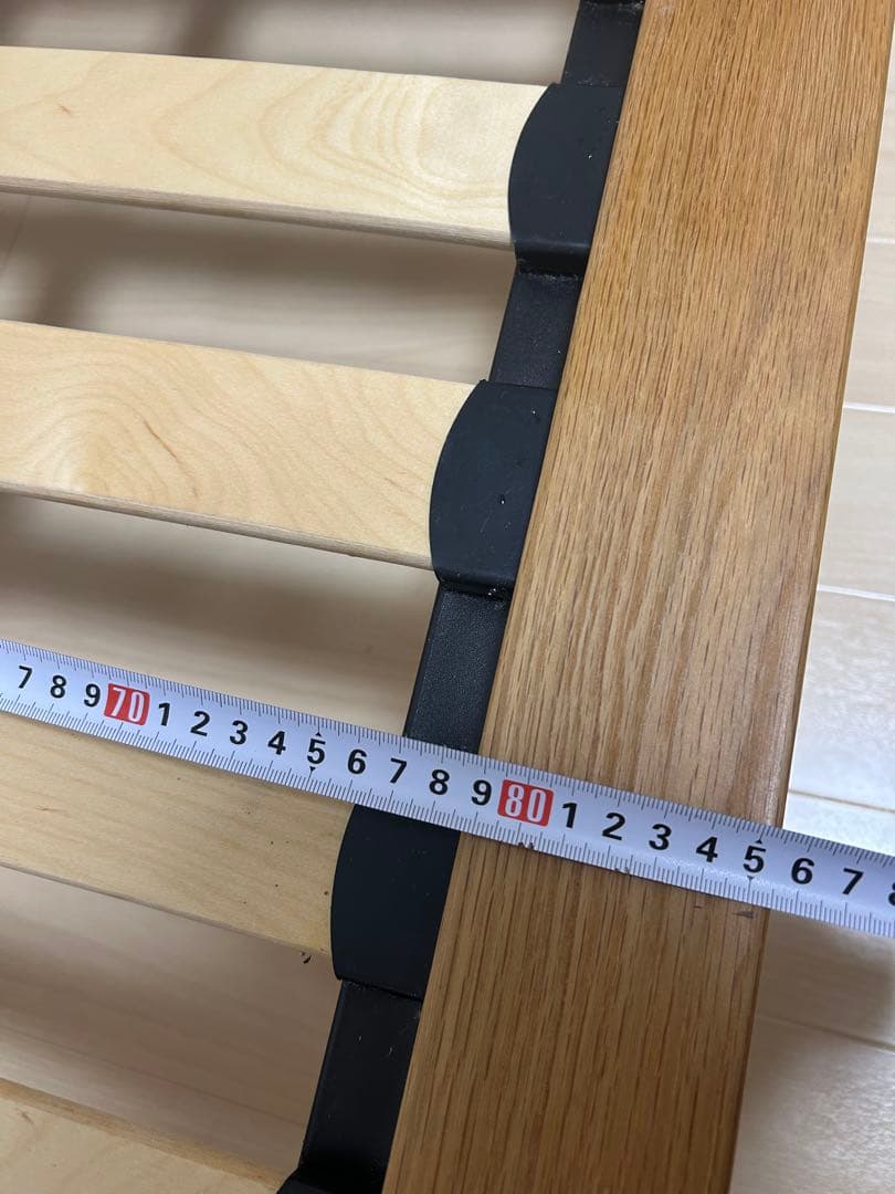 無印良品　ベッドフレーム　スモールシングル　オーク材