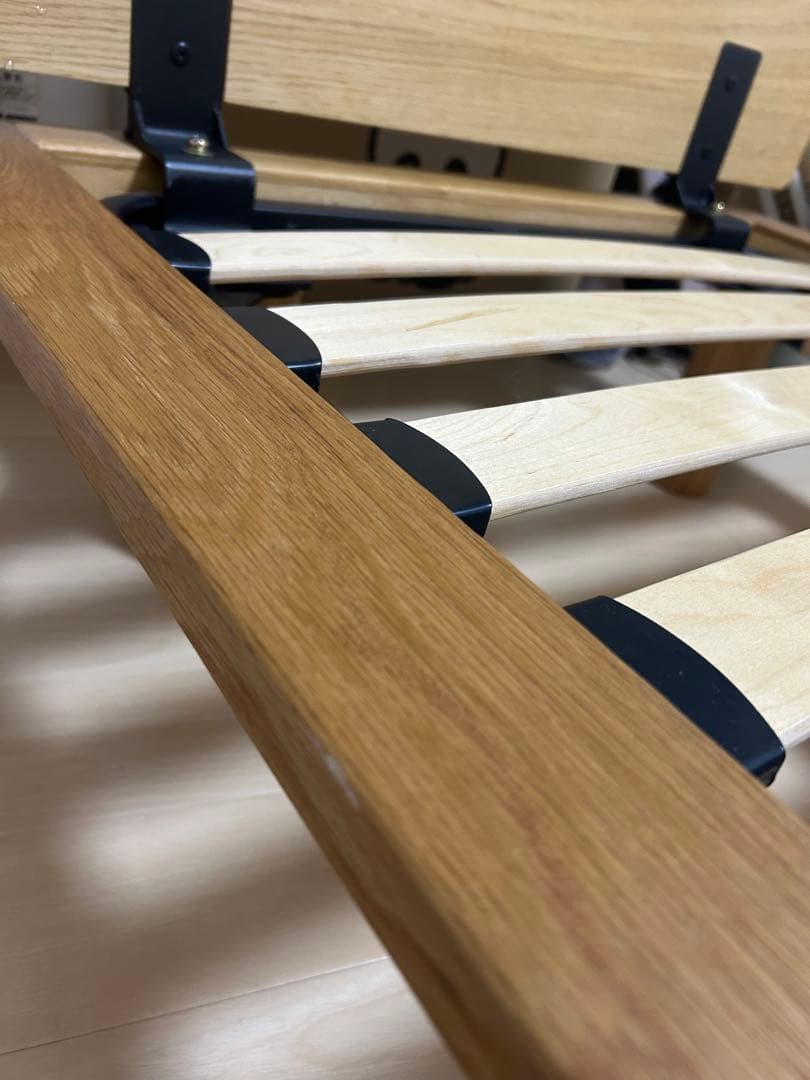 無印良品　ベッドフレーム　スモールシングル　オーク材