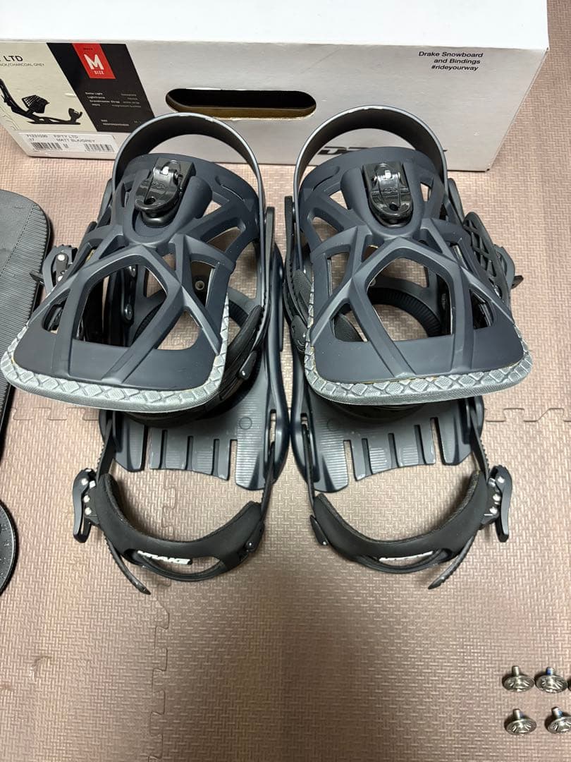 DRAKE FIFTY LTD ビンディング M ブラック 23-24 日本限定