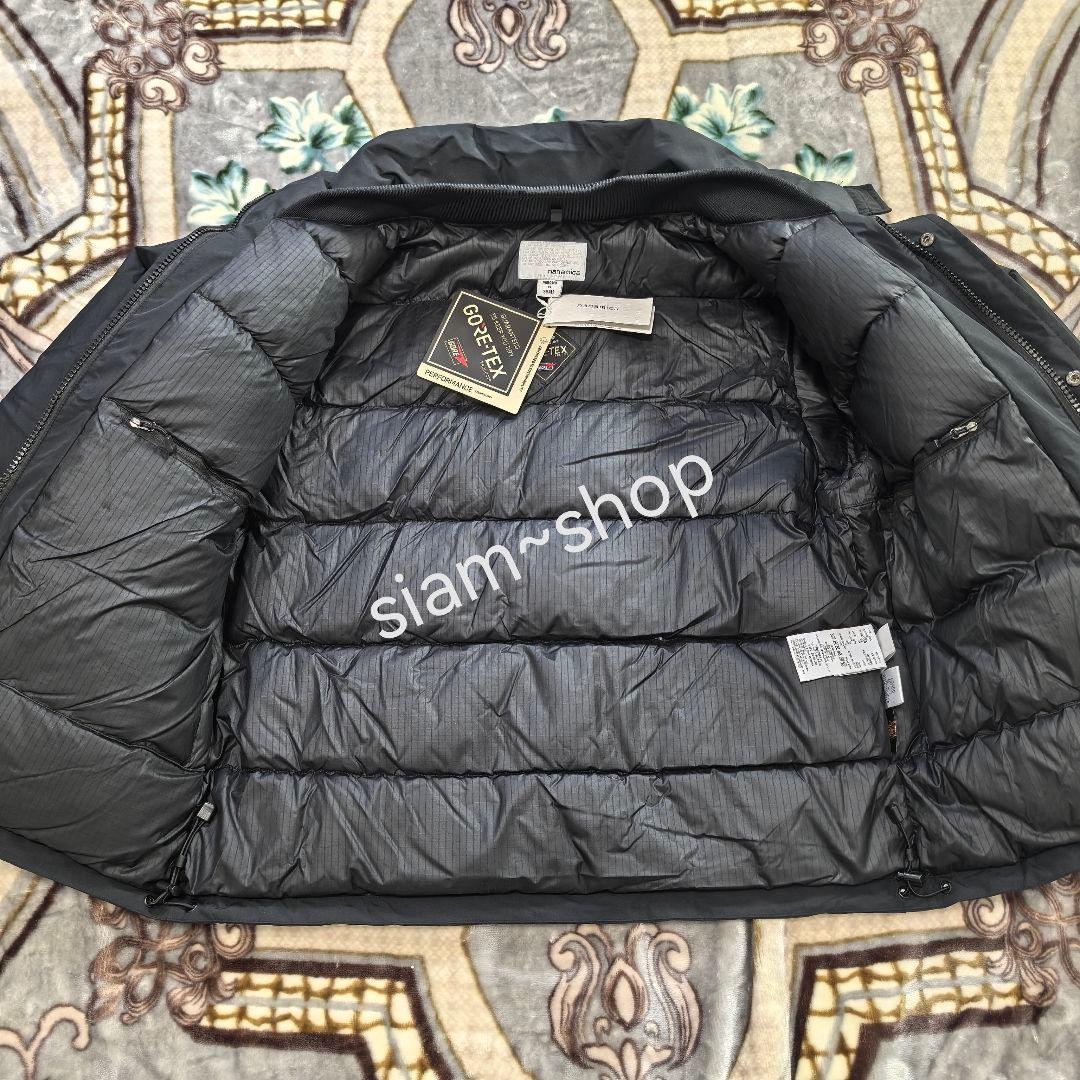 nanamica short down jacket black サイズM