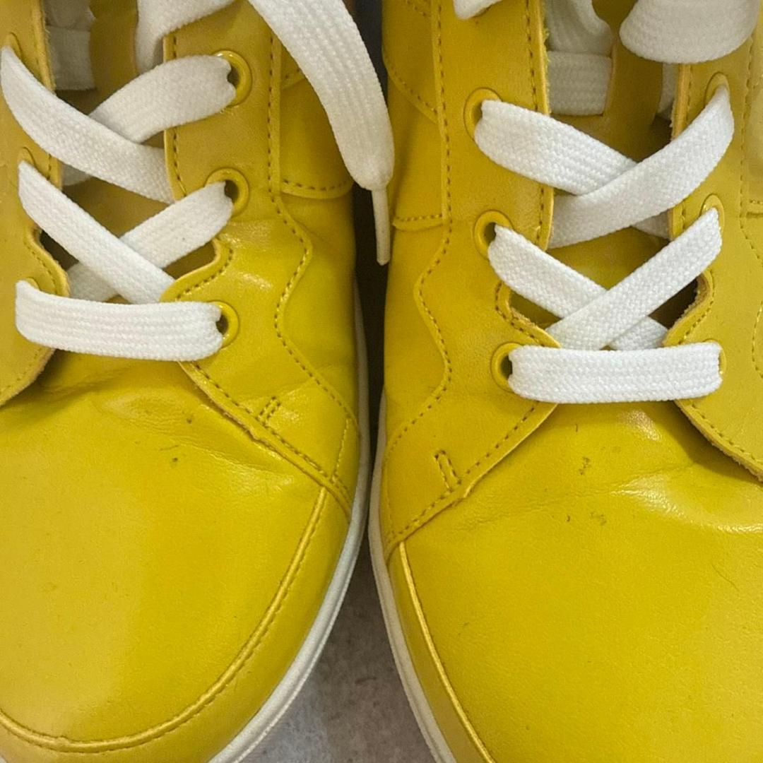 PEARLY GATES パーリーゲイツ ゴルフシューズ イエロー 25.5cm