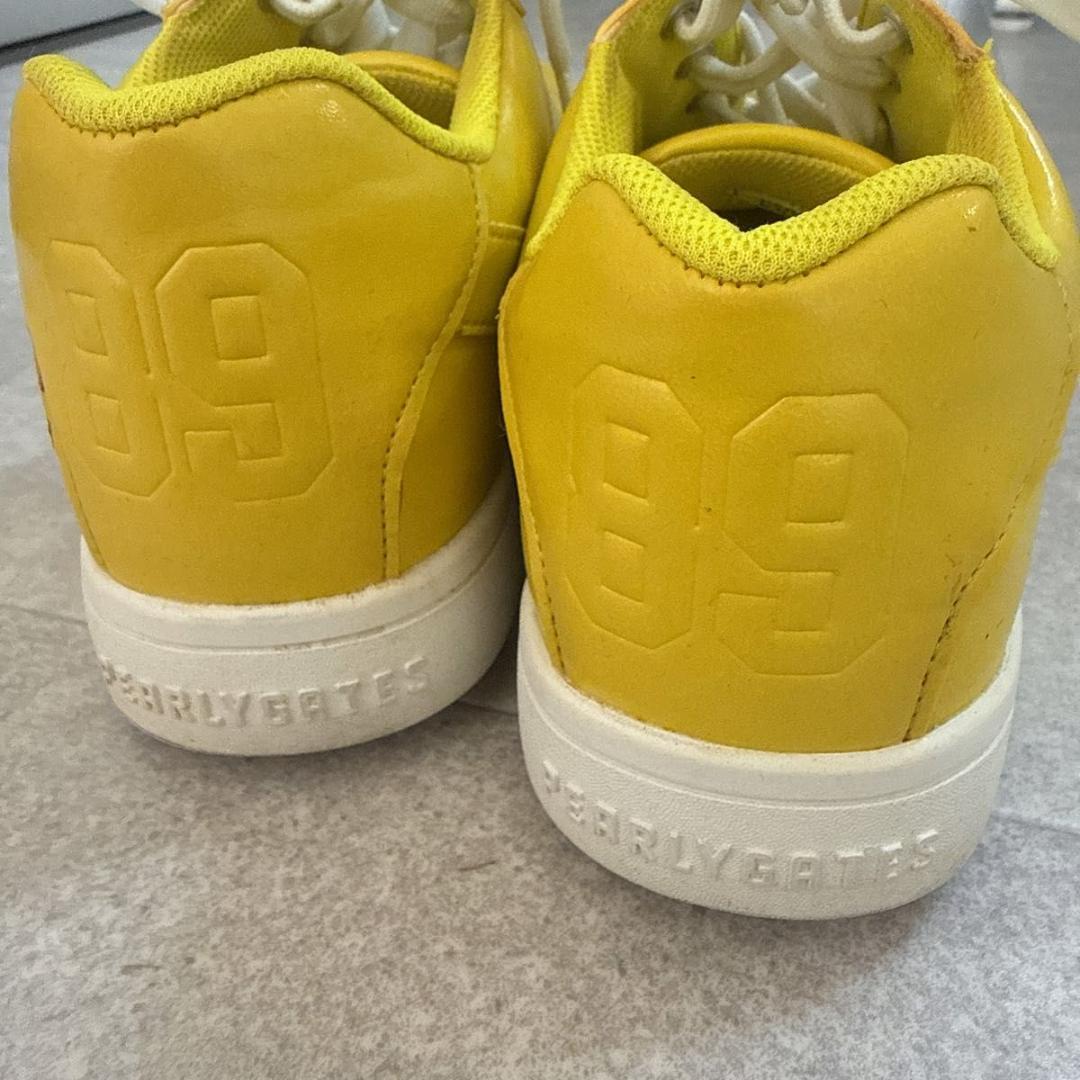 PEARLY GATES パーリーゲイツ ゴルフシューズ イエロー 25.5cm