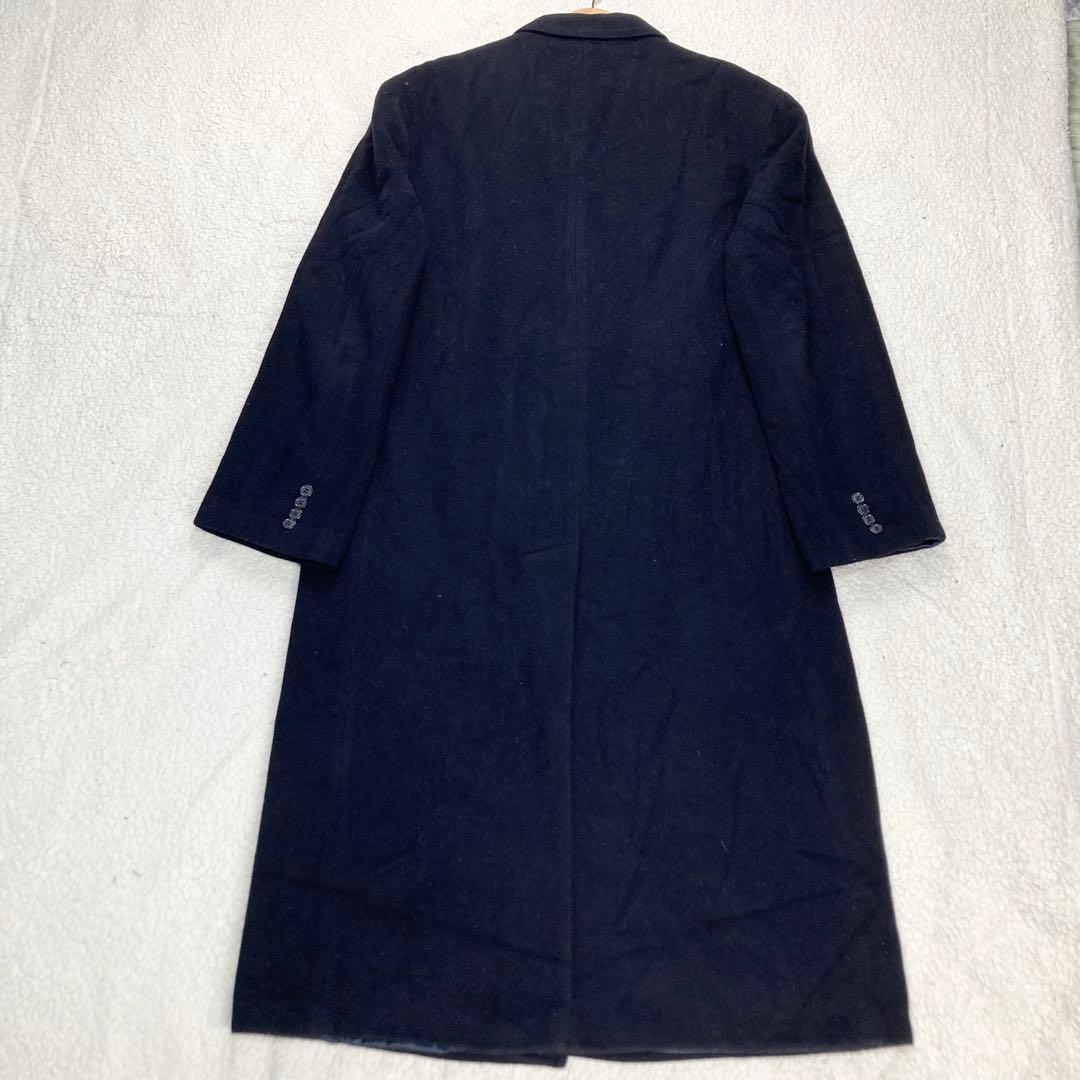 ラルフローレン イタリア製 LAMBSWOOL マキシ丈 チェスターコート L