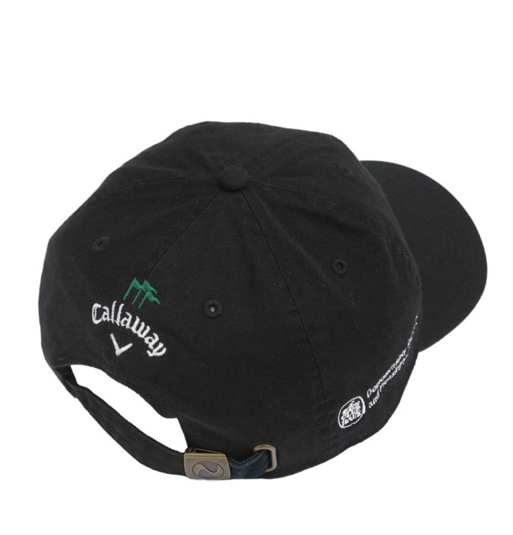 CLUBHAUS Callaway コラボ キャップ 黒 モノトーン＋グリーン