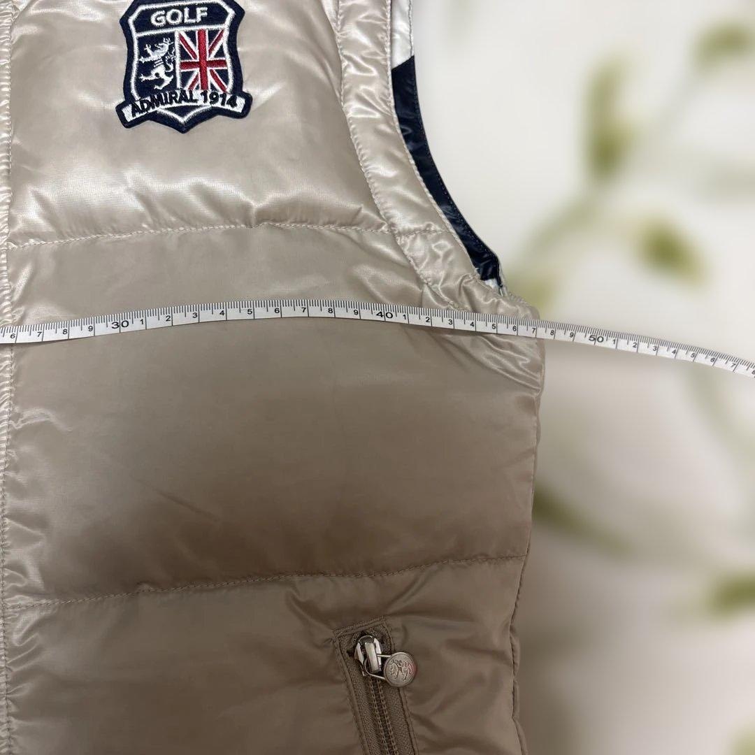 Admiral レディースゴルフウェアー　ダウンベスト　リバーシブル　 サイズL