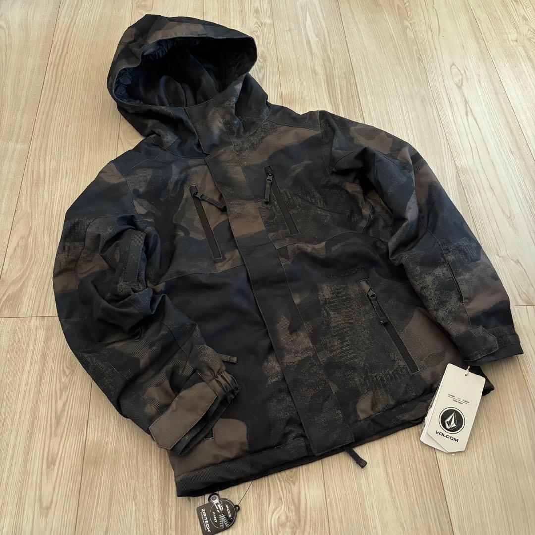 新品○VOLCOMボルコム○ジュニアスノーボードスキーウェアジャケット&パンツ