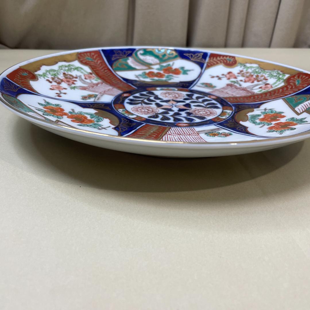 GOLD IMARI 古伊万里 ゴールド伊万里 飾り皿 絵皿 28cm - メルカリ