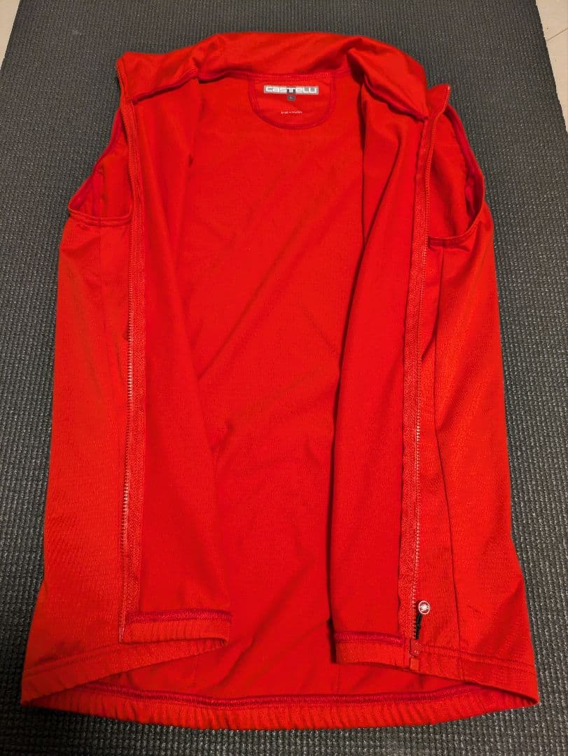 CASTELLI PRO THERMAL MID VEST ポンペイアレッド L