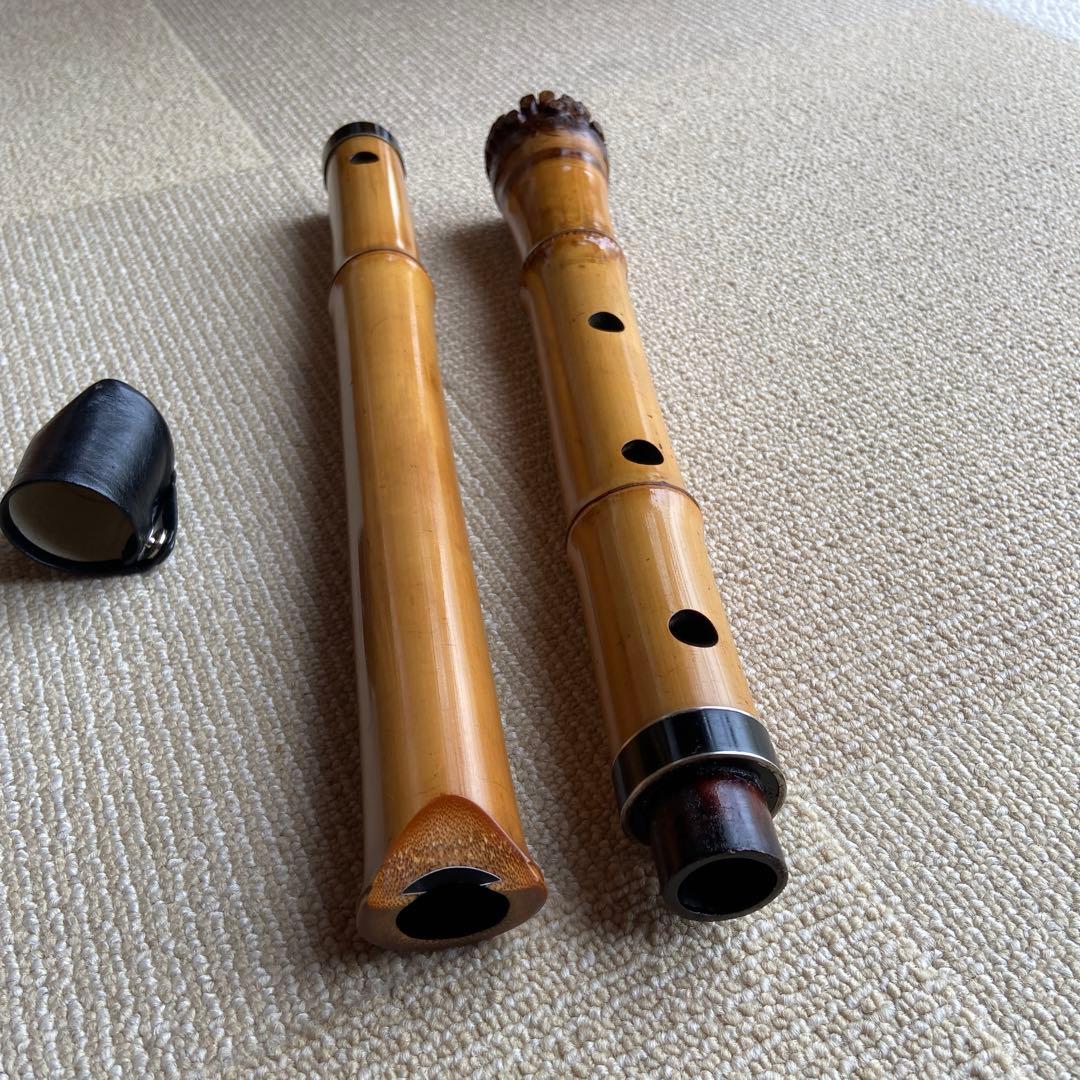 147 値下げ　尺八　ニ尺一寸管　玉水銘