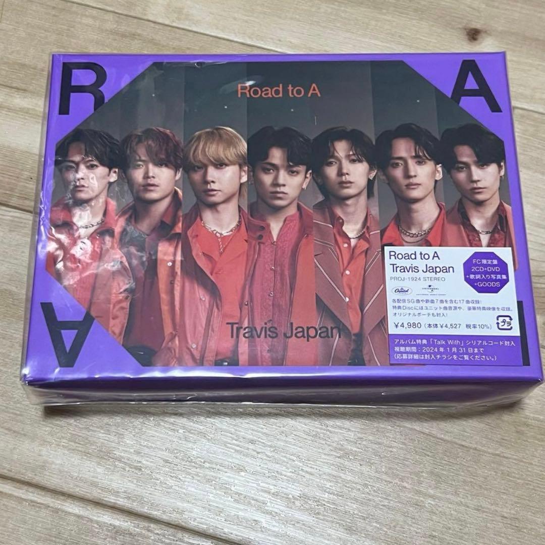 新品未開封Travis Japan Road to A FC限定盤Blu-ray - メルカリ