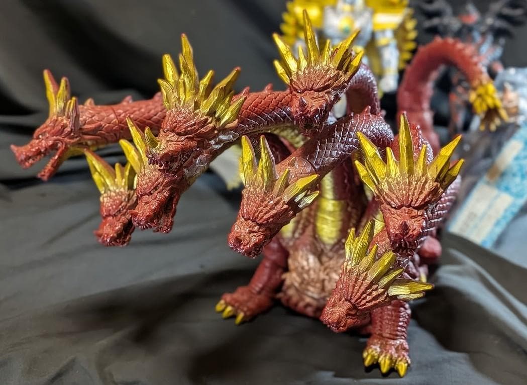 ヤマトタケル」ヤマタノオロチ他（バンダイ）ソフビ コンプリート5体