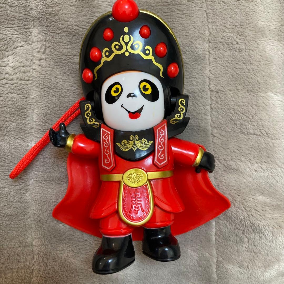 伝統的な中国のマスクデザインキーホルダー 中国変面人形 四面顔変わり