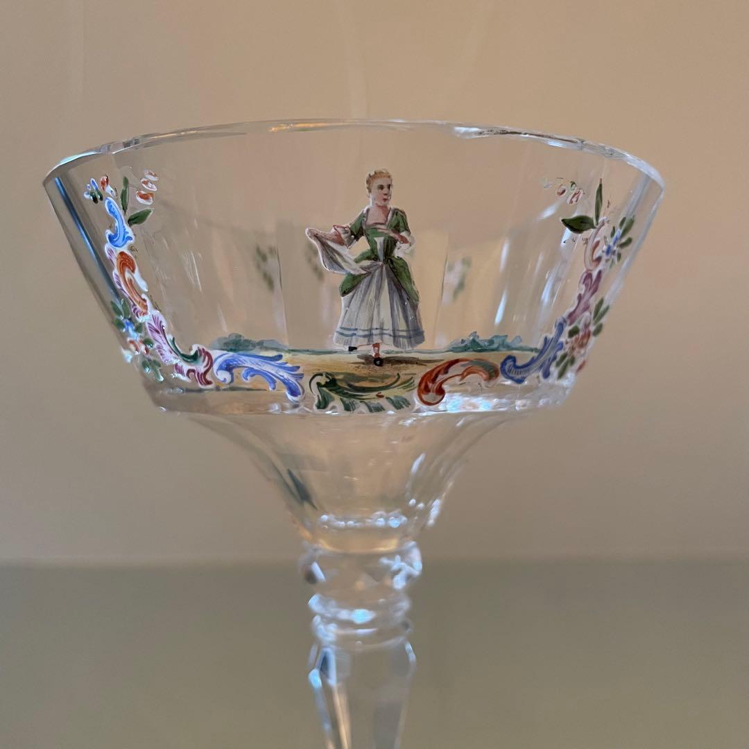 御売約 シャビーシック♡ ロブマイヤー シャンパン 人物装飾 クープ