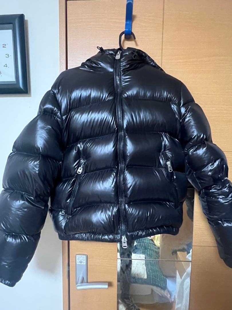 ZARA ブラック ダウンジャケット フード付き