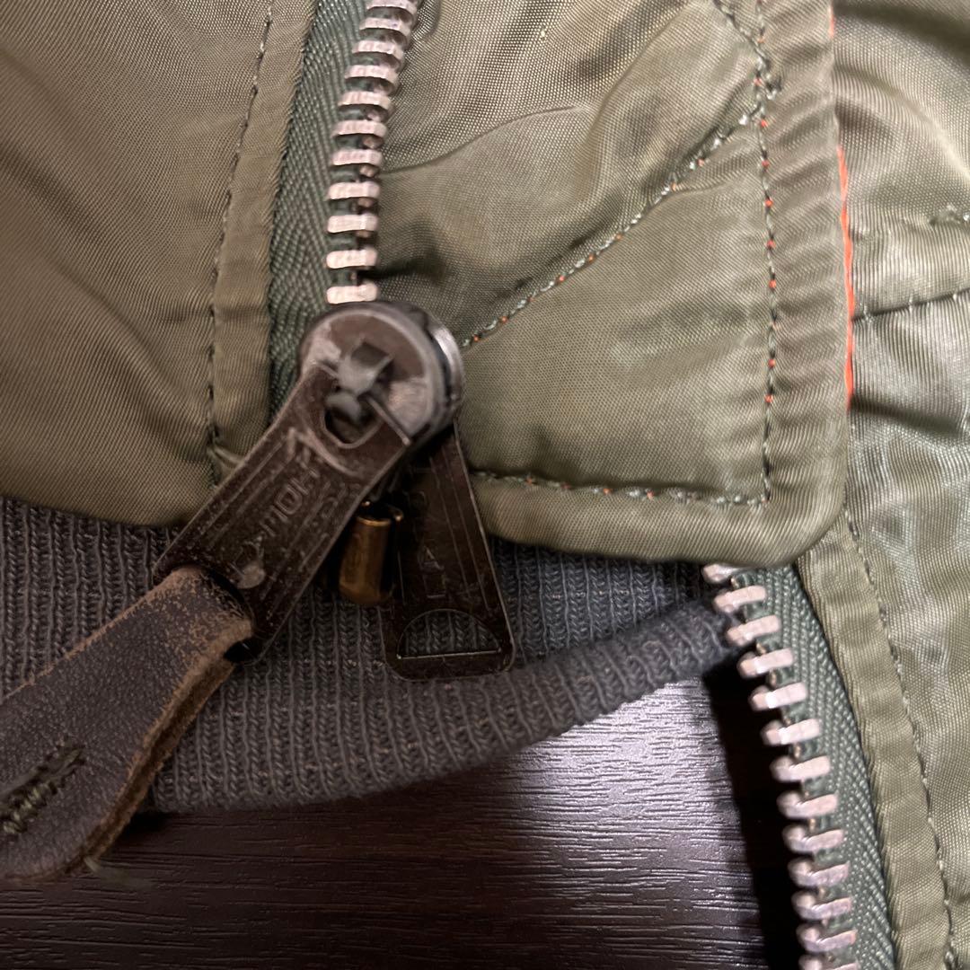 て*様 ALPHA MA-1 USA製 IDEAL ZIP