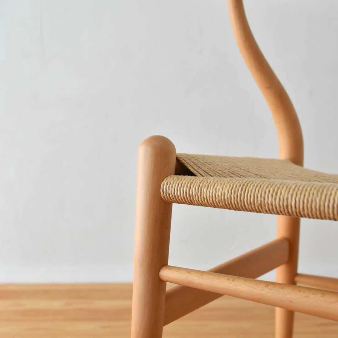 CH24 Hans.J.Wegner Yチェア　本革シートパッド付き　日本サイズ