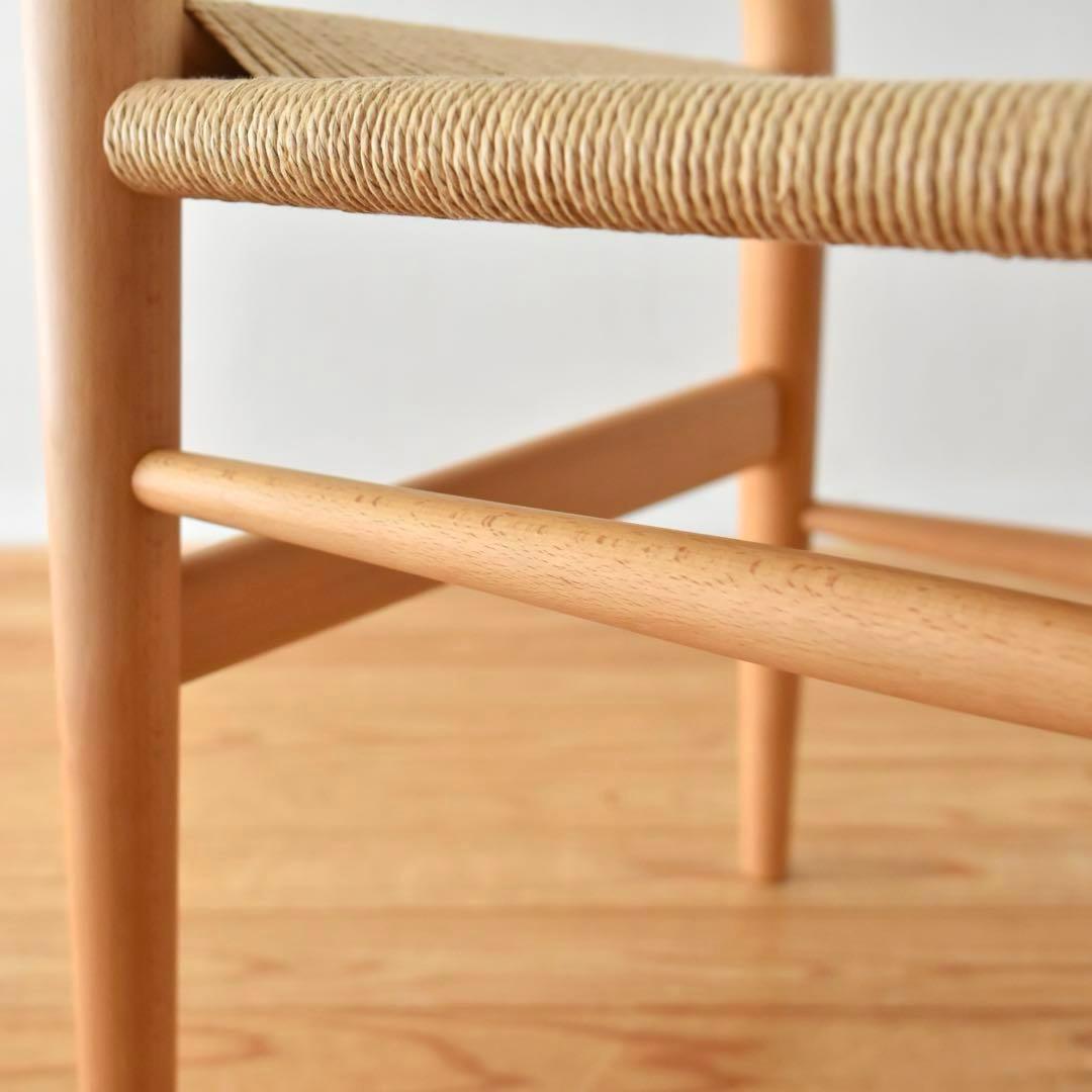 CH24 Hans.J.Wegner Yチェア　本革シートパッド付き　日本サイズ