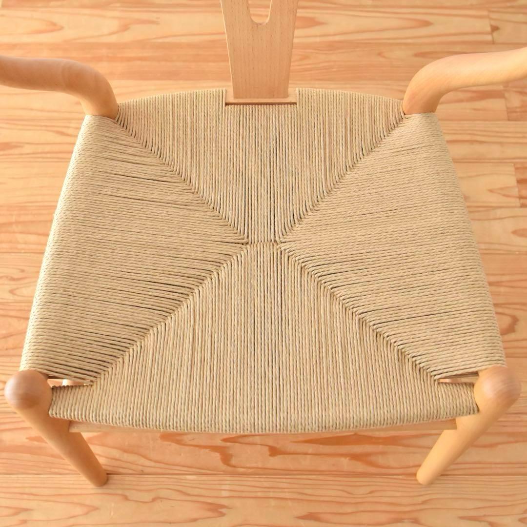 CH24 Hans.J.Wegner Yチェア　本革シートパッド付き　日本サイズ