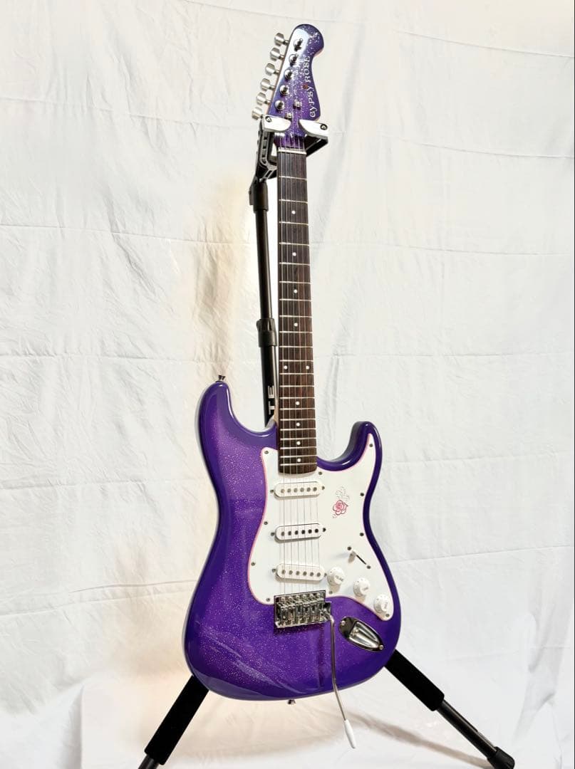 【新品弦張替済】Gypsy Rose ストラトキャスター パープル