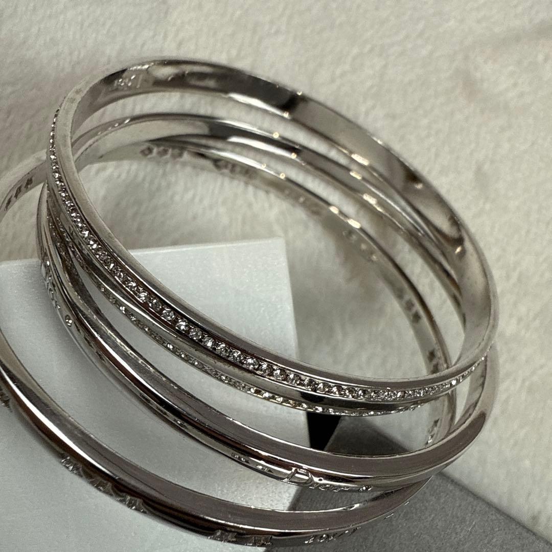 クリスチャンディオール　3連ブレスレッド バングル　美品