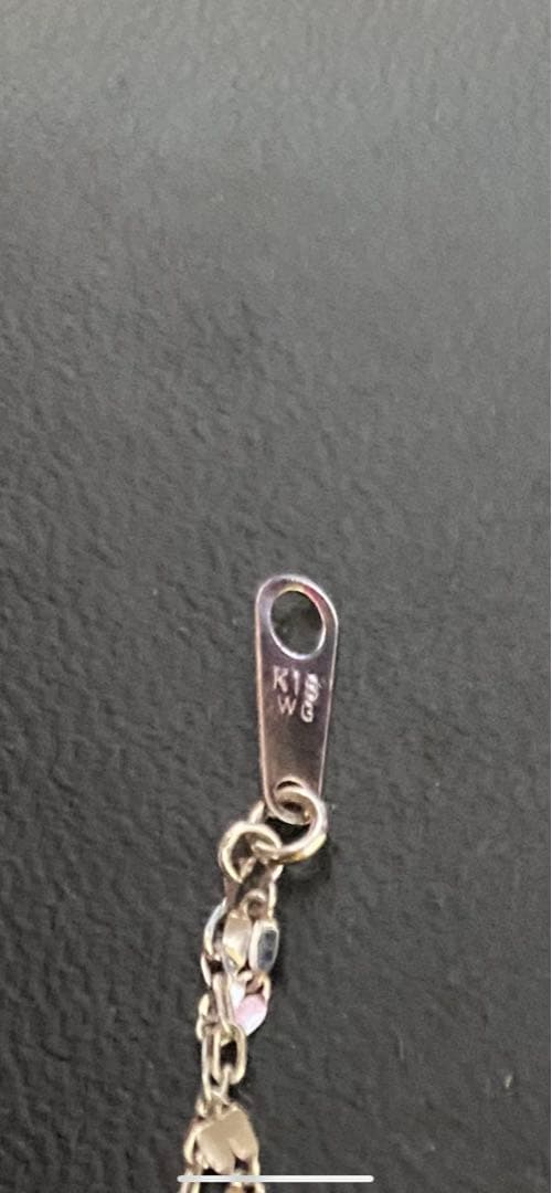 ツツミTSUTSMI 18金ホワイトゴールドブレスレット