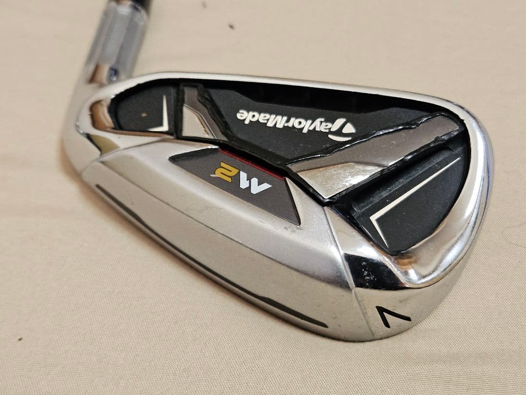 アイアンセット スチールシャフト 8本、キャディーバッグ