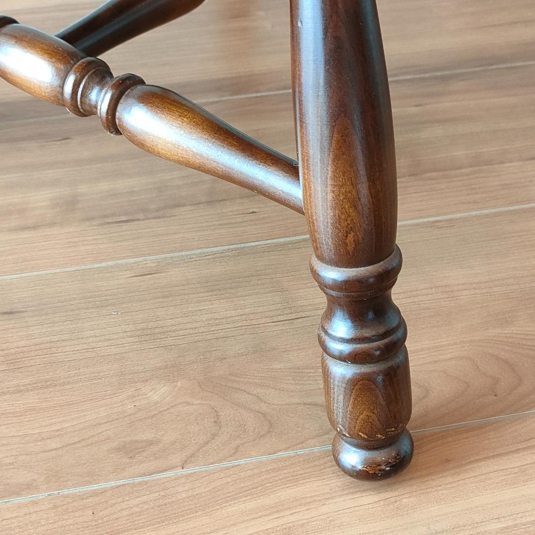 〈美品〉キツツキ　アームチェア　キャプテン　持ち手　ろくろ脚