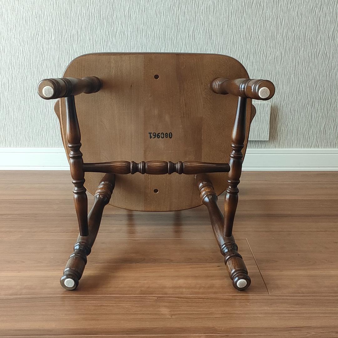 〈美品〉キツツキ　アームチェア　キャプテン　持ち手　ろくろ脚