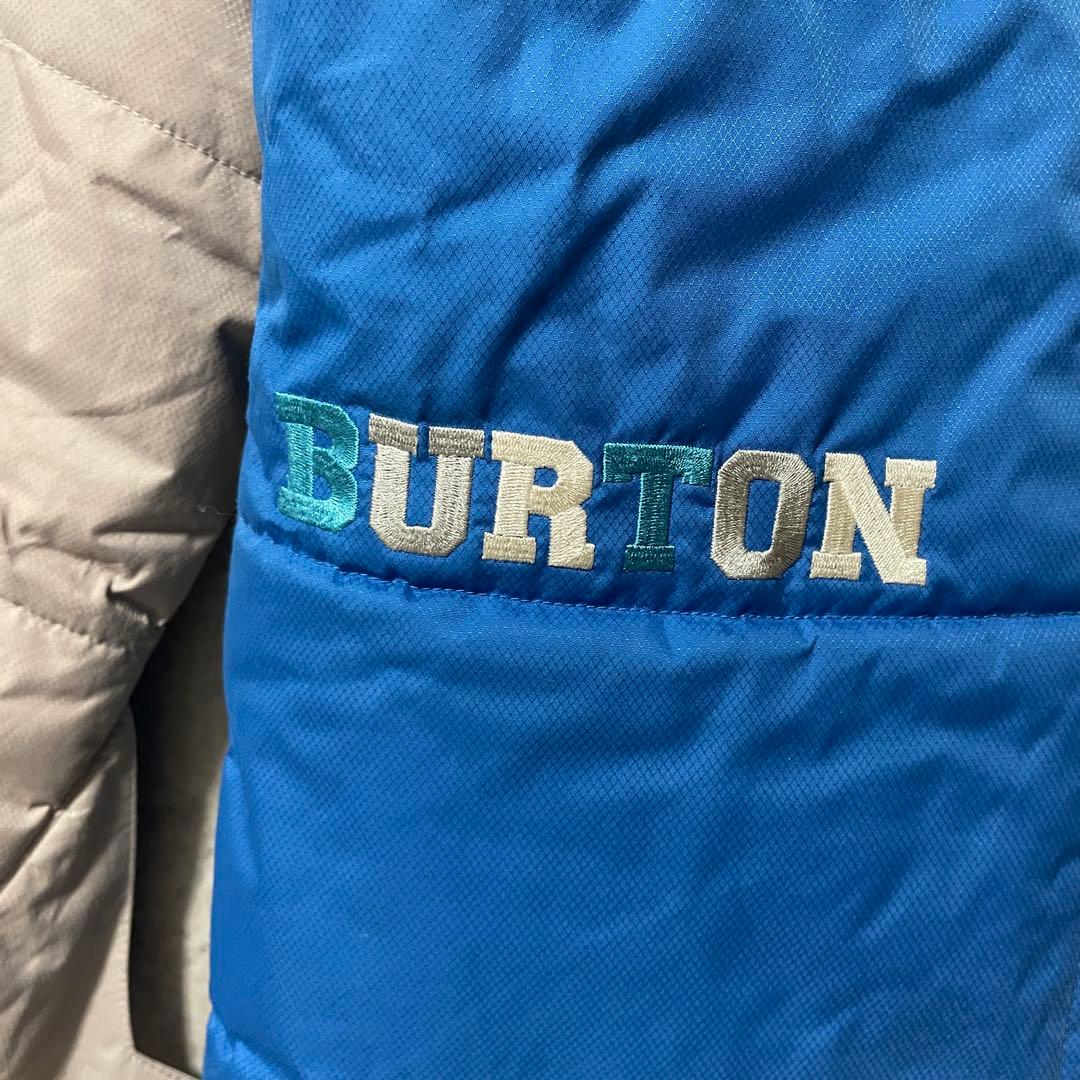 Burtonバートンスキーウェアスノーボードジャケットパーカーフード付灰色グレー